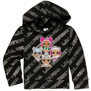 Puma x LOL Youth Graphic Logo Pullover Hoodie. Girls Size Large (12/14)